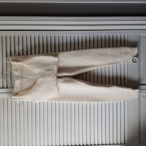 Fashion Nova Fuzzy Crop Top and Leggings Set